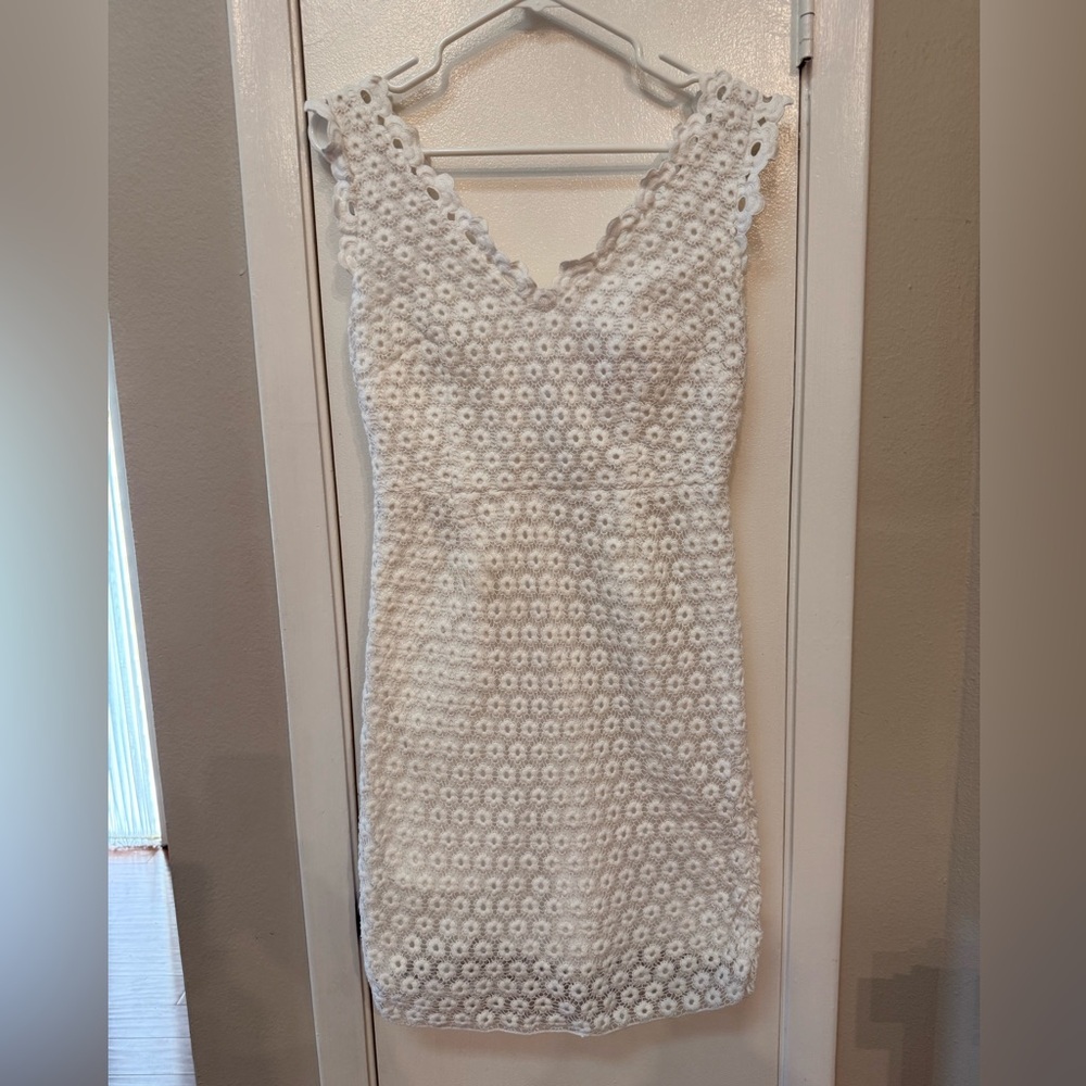 Lilly Pulitzer White Floral Mini Dress